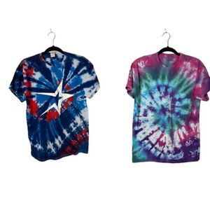 5 for $25 GILDAN tie dye t shirt bundle